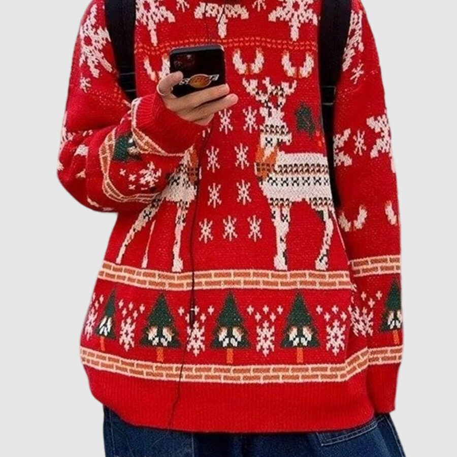 Men's Updated Winter Deer Warm Sweater